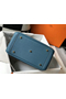 Hermes Lindy 30cm Bag In Blue Jean Clemence Leather GHW Replica