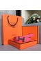 Hermes original epsom leather belts wide 2.5CM 2714 rose Belts Replica