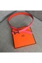 Hermes original epsom leather belts wide 2.5CM 2714 rose Belts Replica