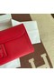 Hermes Original jige swift Leather Clutch 37088 red Replica