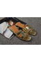 Hermes Slipper Croco Leather HO0451 Gold Replica