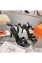 Hermes 105MM Heels Shoes HM56320 Black  Replica