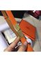 Hermes 2.0cm Original Leather Female Belt 17414c orange Replica