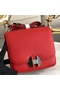 Hermes 2002 20cm Bag In Red Evercolor Calfskin  Replica