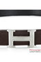 Hermes 43mm Calf Leather Belt HB108-12  Replica