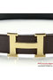 Hermes 43mm Saffiano Leather Belt HB102-3  Replica