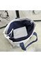 Hermes Adada Nappy Canvas Shopping Bag H5635 Navy&White  Replica