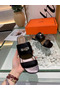 Hermes Avenue Sandals In Black Calfskin  Replica