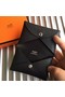 Hermes Bastia Epsom card case H0369 black  Replica