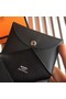 Hermes Bastia Epsom card case H0369 black  Replica
