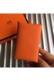 Hermes Bastia Epsom card case H0369 orange  Replica