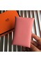 Hermes Bastia Epsom card case H0369 pink  Replica