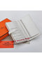 Hermes Bearn Japonaise Bi-Fold Wallet Grainy Leather A208 White  Replica