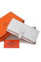 Hermes Bearn Japonaise Bi-Fold Wallet Grainy Leather A208 White  Replica