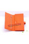 Hermes Bearn Japonaise Bi-Fold Wallet Grainy Leather H68942 Orange  Replica