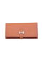 Hermes Bearn Japonaise Bi-Fold Wallet Grainy Leather H68942 Wheat  Replica