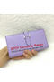 Hermes Bearn Japonaise Bi-Fold Wallet Litchi Leather A208 Lavender  Replica
