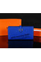 Hermes Bearn Japonaise Bi-Fold Wallet Original Leather A1018 Blue  Replica