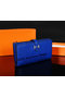 Hermes Bearn Japonaise Bi-Fold Wallet Original Leather A1018 Blue  Replica