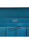 Hermes Bearn Japonaise Bi-Fold Wallet Original Leather A208 Blue  Replica