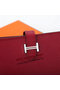Hermes Bearn Japonaise Bi-Fold Wallet Original Leather A208 Burgundy  Replica