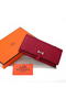 Hermes Bearn Japonaise Bi-Fold Wallet Original Leather A208 Burgundy  Replica