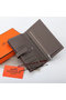 Hermes Bearn Japonaise Bi-Fold Wallet Original Leather A208 Khaki  Replica