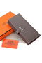Hermes Bearn Japonaise Bi-Fold Wallet Original Leather A208 Khaki  Replica