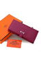 Hermes Bearn Japonaise Bi-Fold Wallet Original Leather A208 Purple  Replica