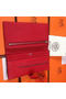 Hermes Bearn Japonaise Grainy Leather Wallet H8622W Red  Replica