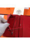 Hermes Bearn Japonaise Grainy Leather Wallet H8622W Red  Replica