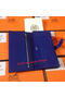 Hermes Bearn Japonaise Grainy Leather Wallet H8622W Royal  Replica