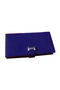 Hermes Bearn Japonaise Grainy Leather Wallet H8622W Royal  Replica