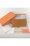 Hermes Bearn Japonaise Tri-Fold Wallet H308 Camel  Replica