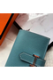 Hermes Bearn Mini Wallet In Blue Jean Epsom Leather  Replica