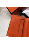 Hermes Bearn Mini Wallet In Orange Epsom Leather  Replica