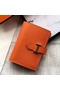 Hermes Bearn Mini Wallet In Orange Epsom Leather  Replica