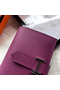 Hermes Bearn Mini Wallet In Purple Epsom Leather  Replica