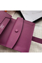 Hermes Bearn Mini Wallet In Purple Epsom Leather  Replica