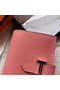 Hermes Bearn Mini Wallet In Rose Confetti Epsom Leather  Replica
