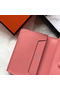 Hermes Bearn Mini Wallet In Rose Confetti Epsom Leather  Replica