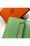 Hermes Bearn Mini Wallet In Vert Criquet Epsom Leather  Replica
