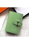 Hermes Bearn Mini Wallet In Vert Criquet Epsom Leather  Replica