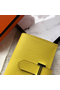 Hermes Bearn Mini Wallet In Yellow Epsom Leather  Replica