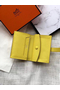 Hermes Bearn Mini Wallet In Yellow Epsom Leather  Replica