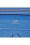 Hermes Bearn Wallet Original Smooth Leather Blue  Replica