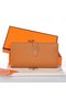 Hermes Bearn Wallet Original Smooth Leather Camel  Replica