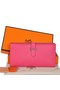 Hermes Bearn Wallet Original Smooth Leather Peach  Replica
