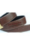 Hermes Belt Lizard Leather HB5326 Brown  Replica