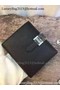 Hermes Bi-Fold Wallet Togo Leather H512 Black  Replica